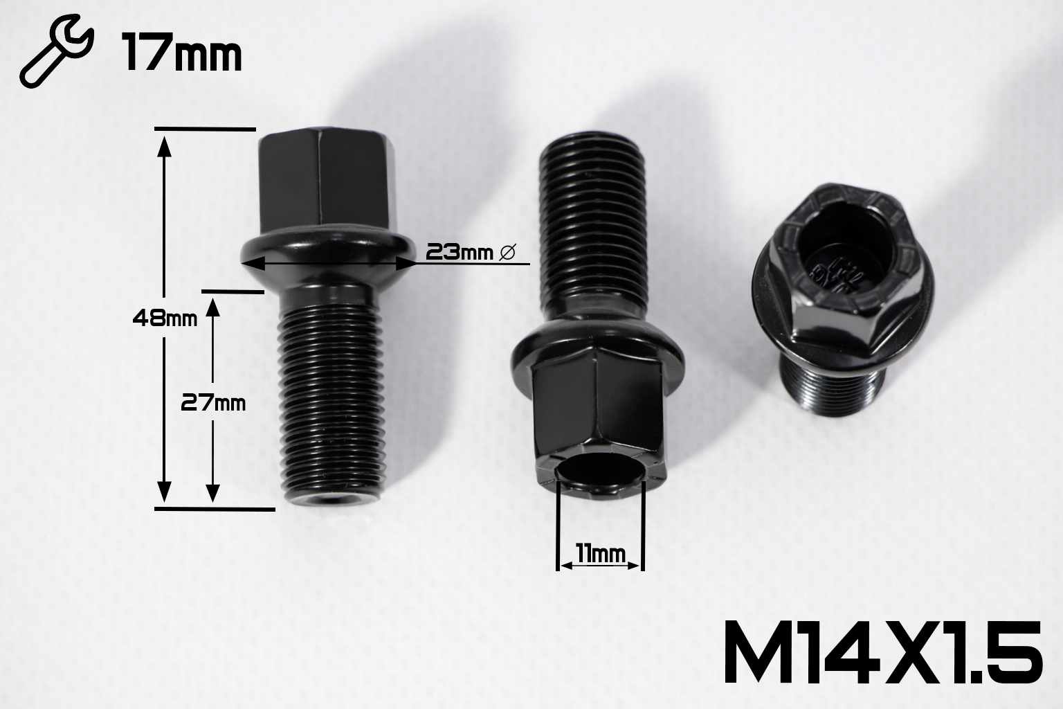 БОЛТ СФЕРА BLACK М141,5 (2748 NEX 17) 438 OEM VW
