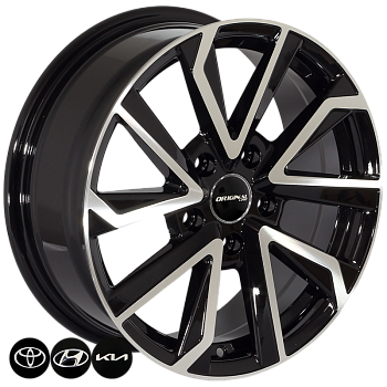 ZF-RHX119 BMF R16*6.5J PCD5*114.3 ET38 DIA 67.1