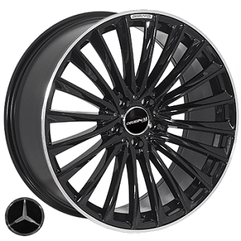 ZW-BKY5909B BL R20*9.5J PCD5*112 ET43 DIA 66.6