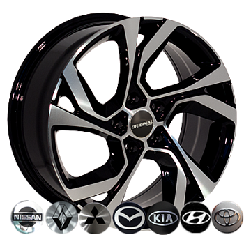 ZW-D5229 MB R17*7.5J PCD5*114.3 ET40 DIA 67.1