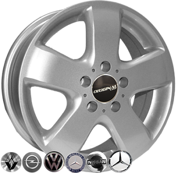 TRW-Z343 S R16*6.5J PCD5*120 ET45 DIA 65.1