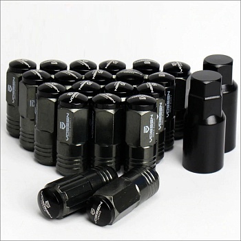 M13-2B Chrome Body + BLACK Cap ( M12*1,5 )  (16+4+2) (L=53, 19NEX) VOSSEN