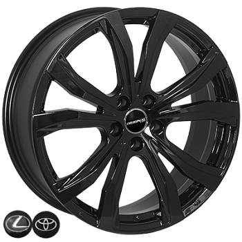ZW-7764 BLACK R20*8.0J PCD5*114.3 ET30 DIA 60.1