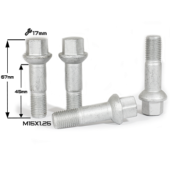 БОЛТ СФЕРА DACRO М15*1,25 (45/67 NEX 17) for BENZ 5307   
