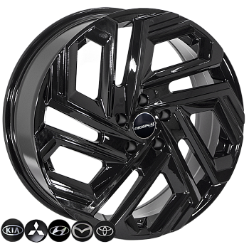 ZW-D1166 BLK R19*7.5J PCD5*114.3 ET45 DIA 67.1