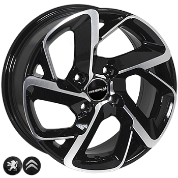 ZW-BK5714 BP R15*6.5J PCD4*108 ET25 DIA 65.1