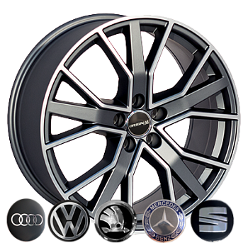 ZW-BK5131 GPMatt R19*8.5J PCD5*112 ET35 DIA 66.6