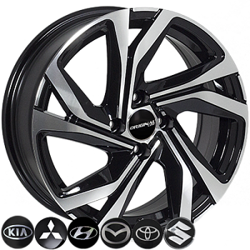 ZW-BK5762 BP R16*6.5J PCD5*114.3 ET45 DIA 67.1