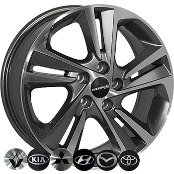 ZF-5258 GMF R15*6.0J PCD5*114.3 ET40 DIA 67.1