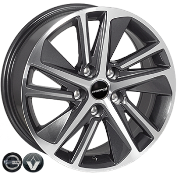 JH-H844 GMF R16*6.5J PCD5*114.3 ET36 DIA 66.1