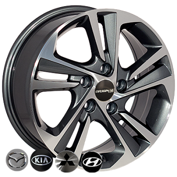 ZW-BK5210 GP R16*6.5J PCD5*114.3 ET50 DIA 67.1