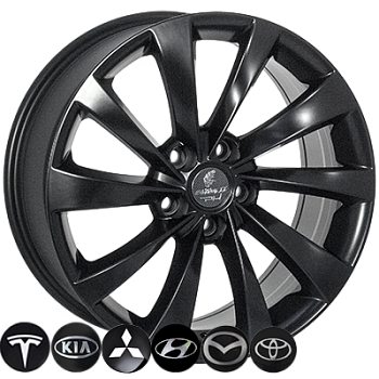 ZW-BKY0001 MATTBLACK R19*8.5J PCD5*114.3 ET40 DIA 67.1