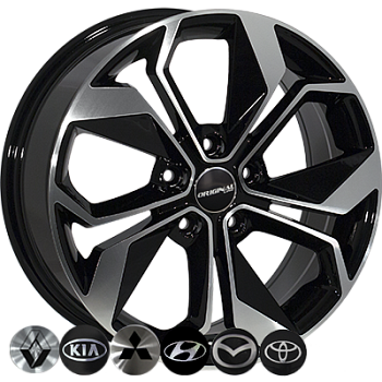 ZW-BK5168 BP R15*6.5J PCD5*108 ET44 DIA 60.1