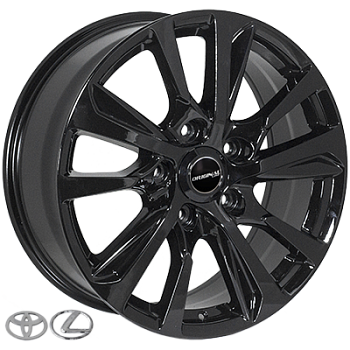 JH-AO1524 BLACK R20*8.5J PCD5*150 ET54 DIA 110.1