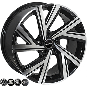 ZW-BK5805 BP R19*8.0J PCD5*112 ET45 DIA 57.1