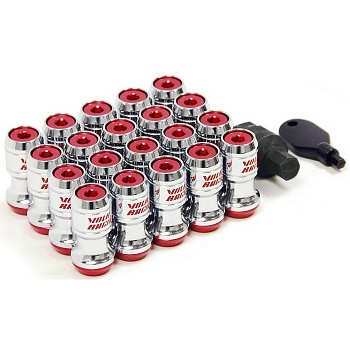 M09-2/HBA CHROME BODY+RED ( M12*1,5 )  (20+2) (L=45, ODO=20)