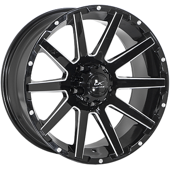 ZW-D9352 BLK-W-R R20*9.0J PCD5*139.7 ET00 DIA 110.1