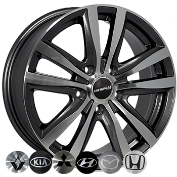 ZW-7306 MK-P R17*6.5J PCD5*114.3 ET46 DIA 67.1