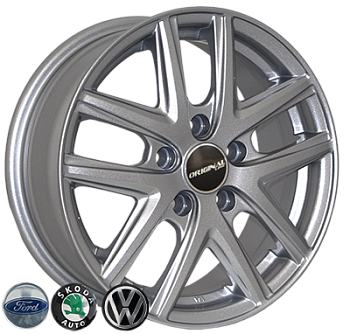 ZW-4925 SL R15*6.0J PCD5*108 ET52.5 DIA 63.4