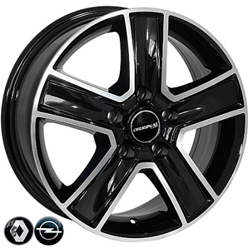 ZW-BK473 BP R16*6.5J PCD5*130 ET55 DIA 89.1