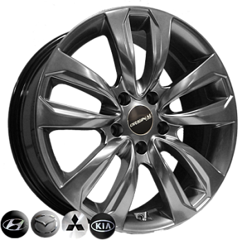 ZW-D002 HB R17*7.0J PCD5*114.3 ET40 DIA 67.1