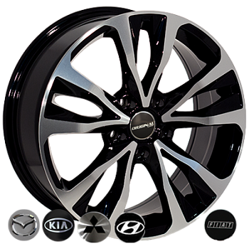 ZW-BK5212 BP R16*6.5J PCD5*98 ET39 DIA 58.1