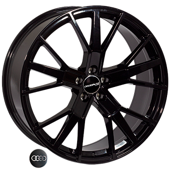 ZF-FB762 BLACK R22*9.5J PCD5*112 ET26 DIA 66.6