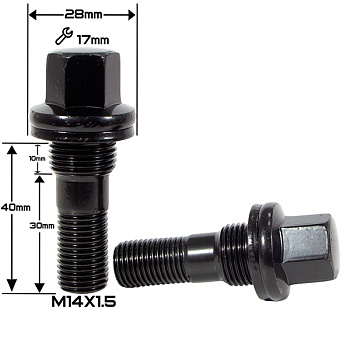 БОЛТ BLACK ORIGINAL 14*1,5 (30/63.5 NEX 17) B011   