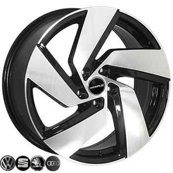 ZW-BK5773 BP R18*8.0J PCD5*112 ET45 DIA 57.1