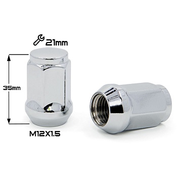 ГАЙКА Хром М12*1,5  (L35 NEX 21) N010-B   