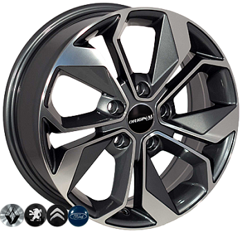 ZW-BK5168 GP R15*6.5J PCD5*108 ET37 DIA 65.1