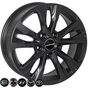 ZW-BK5212 MattBLACK R17*7.0J PCD5*114.3 ET40 DIA 67.1