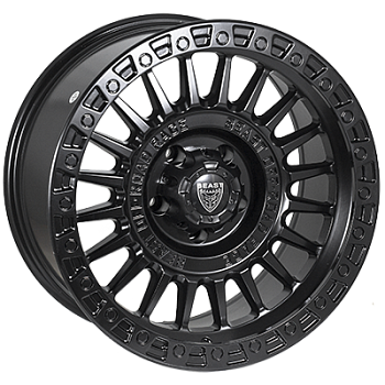 JH-AO81002 MattBLACK R18*9.0J PCD5*127 ET-10 DIA 71.6