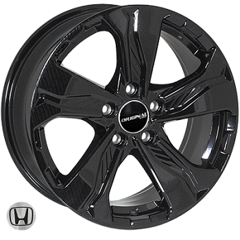 ZF-TL5044NW GlossBLACK R17*7.5J PCD5*114.3 ET45 DIA 64.1