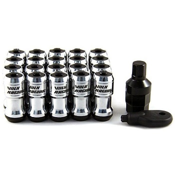 M09-2/CBA CHROME BODY+BLACK ( M12*1,5 )  (20+2) (L=45, ODO=20)