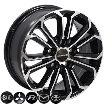 ZW-BK667 BP R16*6.5J PCD5*114.3 ET45 DIA 67.1