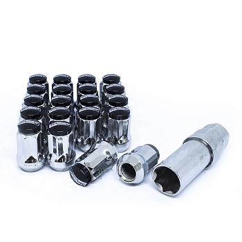 M02- SG Chrome Body +  Black Cap ( M12*1,5 )  (20+1) (L=34, ODO=20)