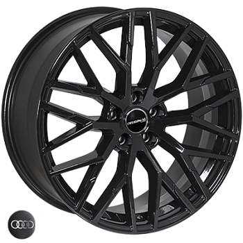 JH-1349 BLACK R20*9.0J PCD5*112 ET42 DIA 66.6