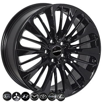 ZW-5372 BLACK R20*8.0J PCD5*114.3 ET35 DIA 67.1