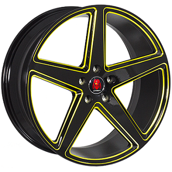 JH-XW034 BLACKGM R20*8.5J PCD5*114.3 ET35 DIA 73.1