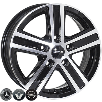 ZW-6592 BP R16*6.5J PCD5*130 ET60 DIA 89.1