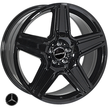 JH-5515 BLACK R21*10.0J PCD5*112 ET46 DIA 66.6