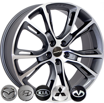 TRW-Z1138 DGMF R20*8.5J PCD5*114.3 ET35 DIA 67.1