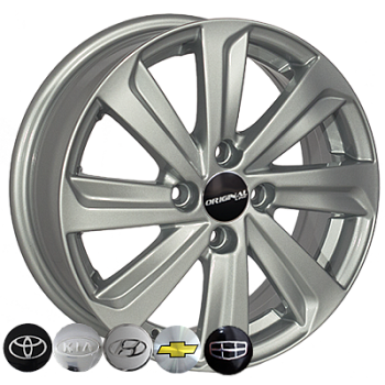 ZW-BK736 S R15*5.5J PCD4*100 ET45 DIA 54.1