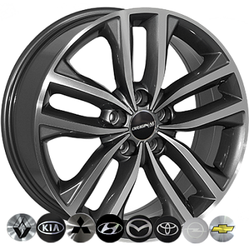 ZW-BK846 GP R18*7.5J PCD5*114.3 ET40 DIA 67.1