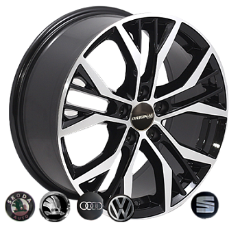 ZW-BK713 BP R17*7.5J PCD5*112 ET45 DIA 57.1