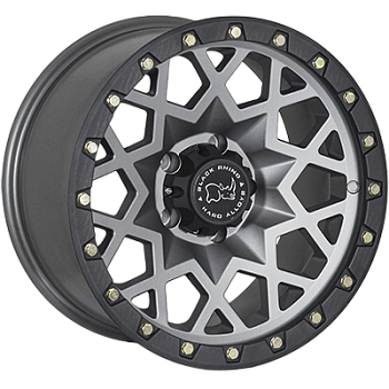 ZF-TL1467 MattGrey R17*9.0J PCD5*127 ET-12 DIA 71.6