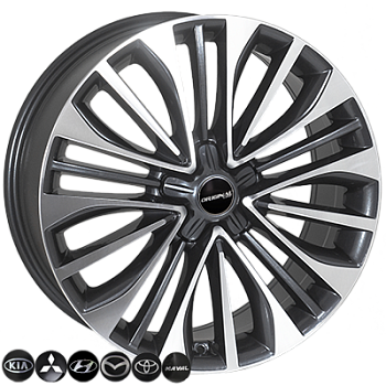 ZW-BK758 DMG R18*7.5J PCD5*114.3 ET40 DIA 67.1