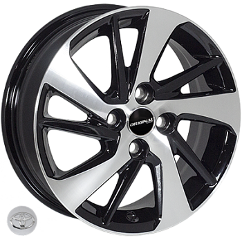 JH-A5598 BP R15*5.5J PCD4*100 ET45 DIA 54.1