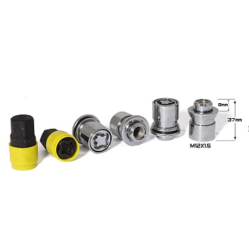 ГАЙКА СЕКР. ( M12*1,5 ) L=37 (LN 011SL) (4+2 KEY) ORIGINAL TOYOTA    